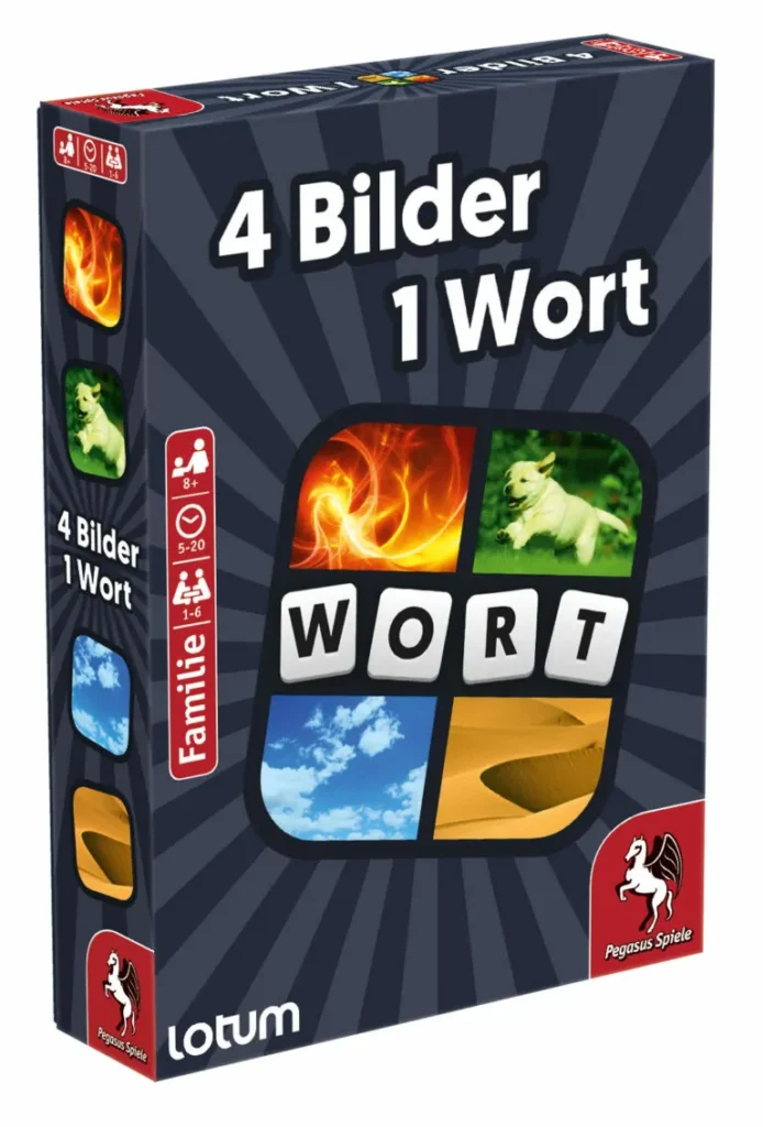 4 Bilder 1 Wort als Kartenspiel